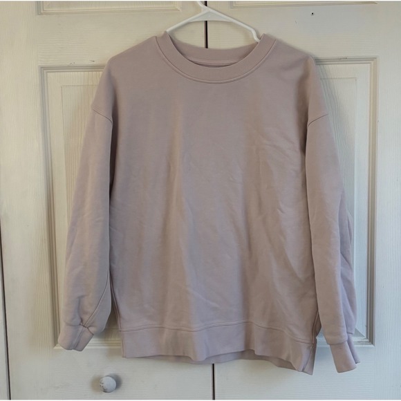 Lululemon Tops - Lululemon Perfectly Oversized Crewneck Sweatshirt Mauve Pink Lavender Pullover